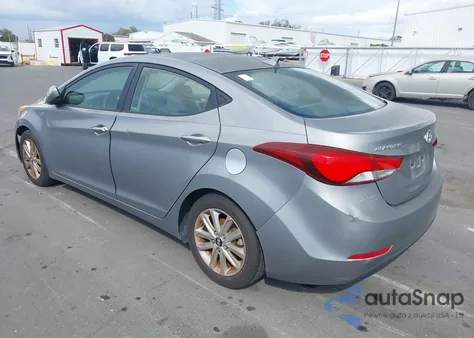 2014 Hyundai Elantra Se z USA, uszkodzony, nr VIN KMHDH4AE0EU049495
